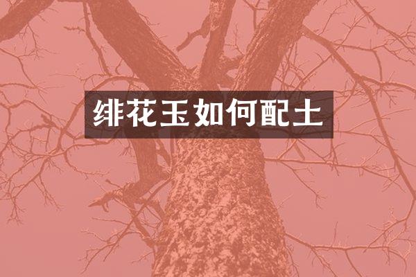 绯花玉如何配土