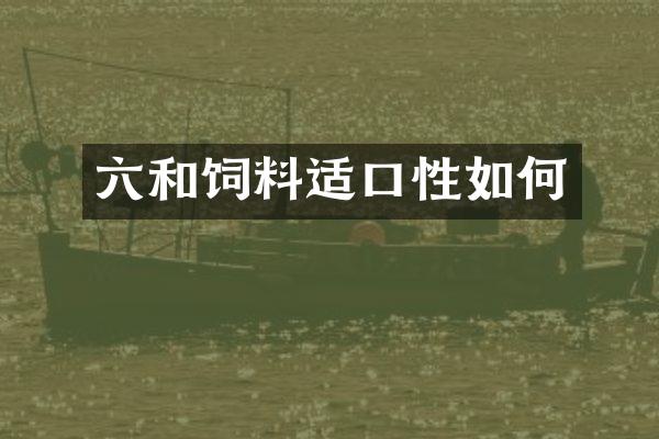 六和饲料适口性如何