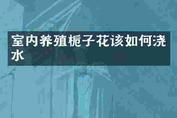室内养殖栀子花该如何浇水