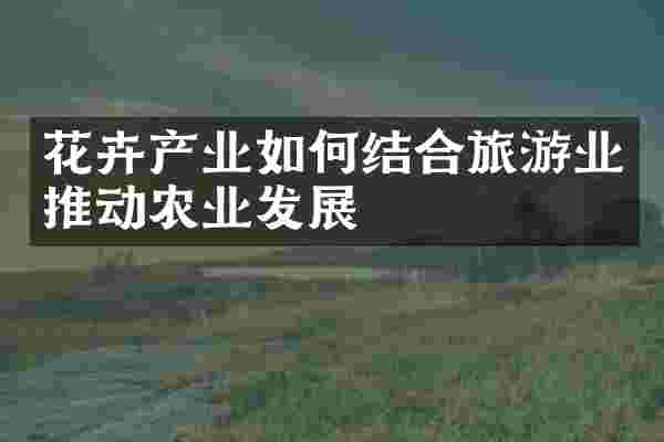 花卉产业如何结合旅游业推动农业发展