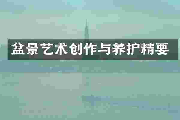 盆景艺术创作与养护精要
